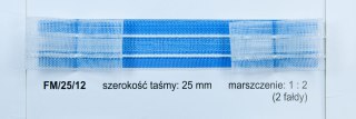 Taśma firanowa FM 025-12
