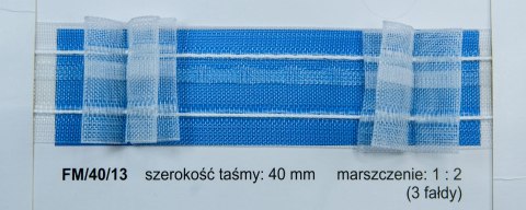 Taśma firanowa FM 040-13