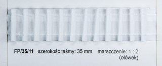Taśma firanowa FP 035-11