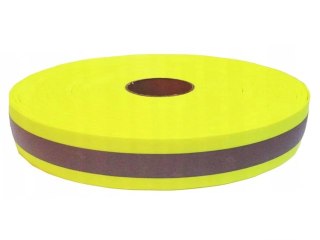 Taśma odblaskowa fluorescencyjna 3 cm żółta