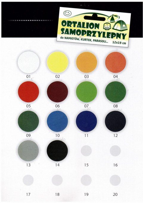 Łatki ortalionowe samoprzylepne